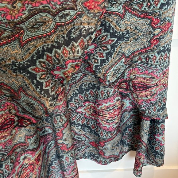 Karma Highway silk wrap tie   dress . - Picture 3 of 6